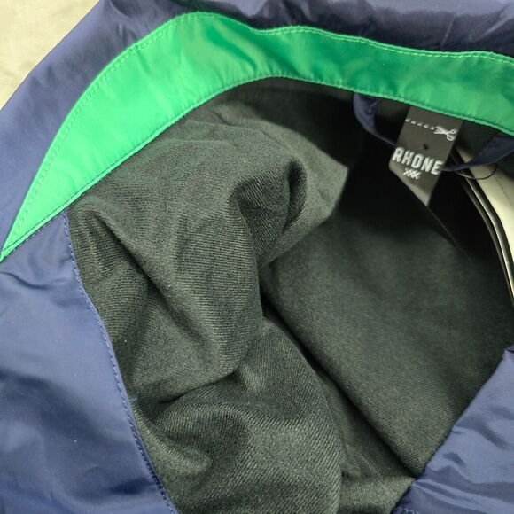 NWT Rhone Men's 100% Polyester Lined Snap Button Windbreaker Jacket Size M - Picture 12 of 16